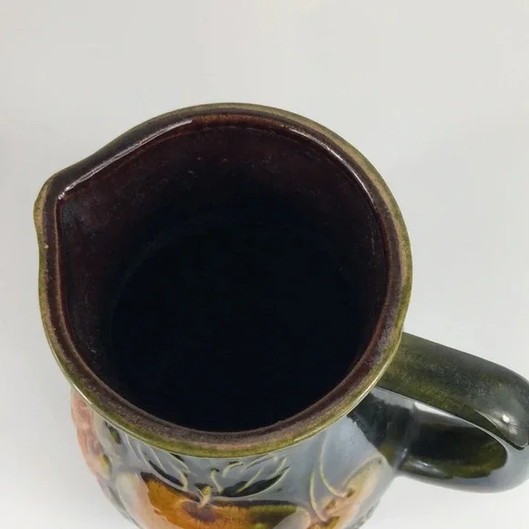 Vintage Scheurich Keramik West Germany Stoneware Juice Jug Apple Cherry Grape - Picture 6 of 12